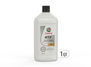 Castrol GTX 5W-30 Synthetic Blend Motor Oil 1 Quart Bottle (1 QT)